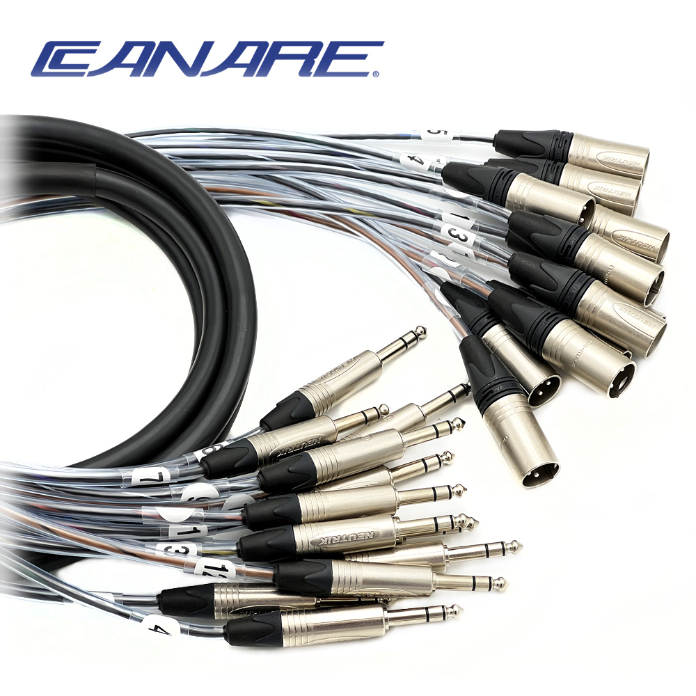카나레MR202-12AT 뉴트릭 XLR(수)-55TRS 12채널 멀티케이블 3M부터 커넥터선택