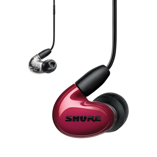 SHURE AONIC 5 슈어 사운드 아이솔레이팅 이어폰 레드