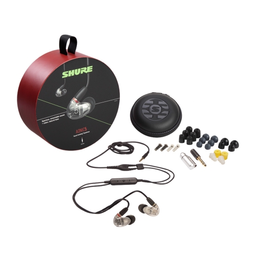 SHURE AONIC 5 슈어 사운드 아이솔레이팅 이어폰 클리어