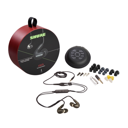 SHURE AONIC 5 슈어 사운드 아이솔레이팅 이어폰 블랙