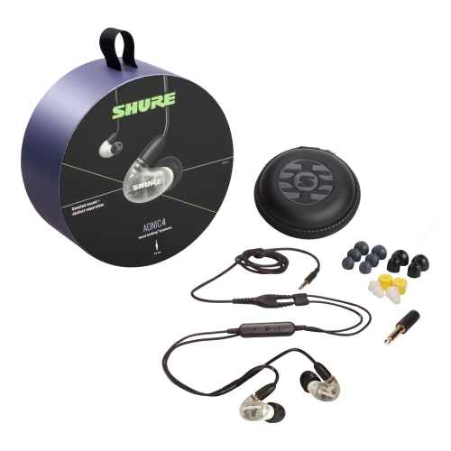 SHURE AONIC 4 슈어 사운드 아이솔레이팅 이어폰 화이트