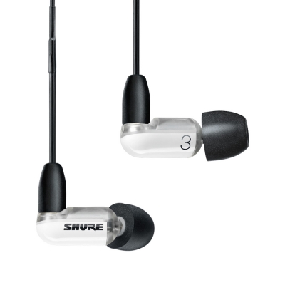 SHURE AONIC 3 슈어 사운드 아이솔레이팅 이어폰 화이트