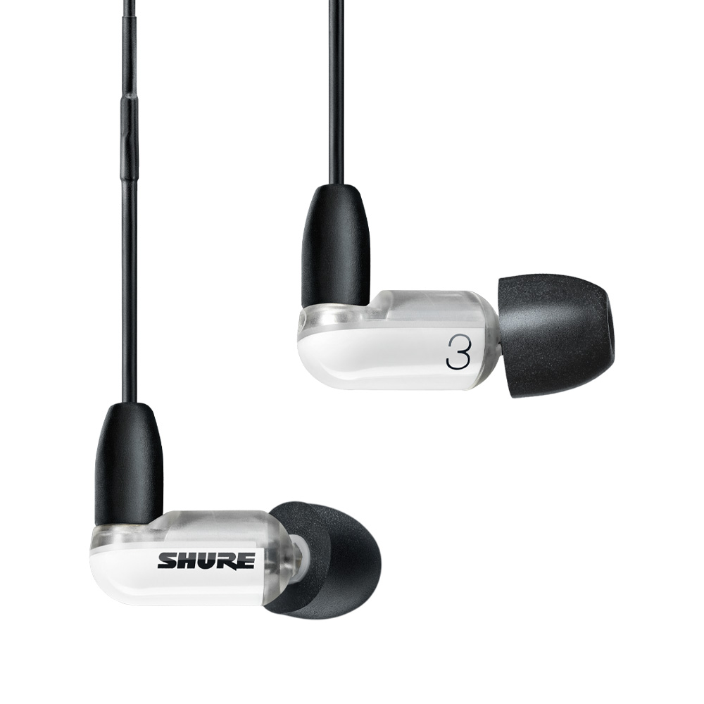 SHURE AONIC 3 슈어 사운드 아이솔레이팅 이어폰 화이트