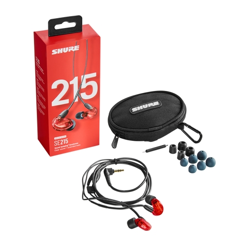SHURE SE215SPE RED 슈어 스페셜에디션 레드이어폰