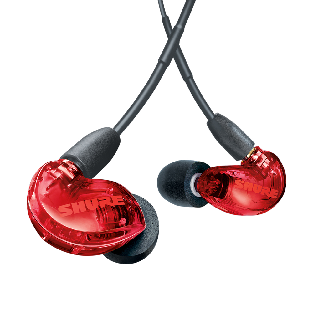 SHURE SE215SPE RED 슈어 스페셜에디션 레드이어폰
