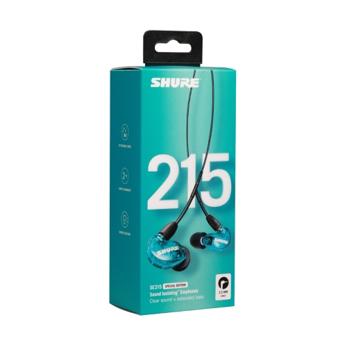 SHURE SE215SPE BLUE 슈어 스페셜에디션 블루 이어폰