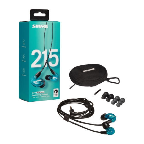 SHURE SE215SPE BLUE 슈어 스페셜에디션 블루 이어폰