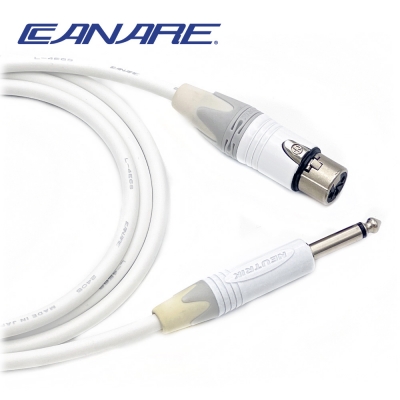 카나레 L-4E6S 화이트 뉴트릭 화이트 XLR(암) - 55TS 마이크케이블