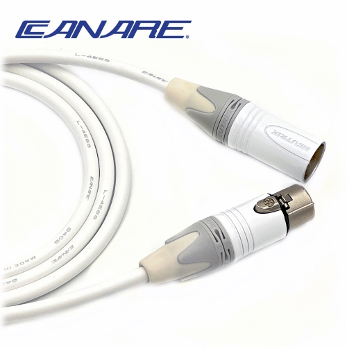 카나레 L-4E6S 뉴트릭 화이트 XLR 양캐논 마이크케이블