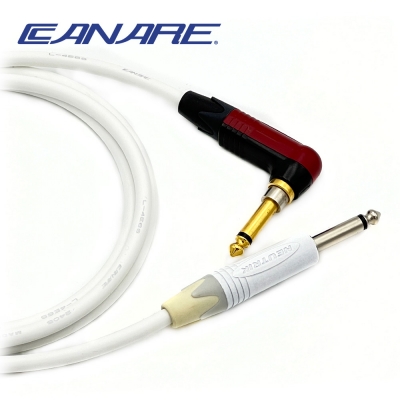 카나레 L-4E6S 뉴트릭 화이트 55TS - 기역자 사일런트 TS 악기케이블