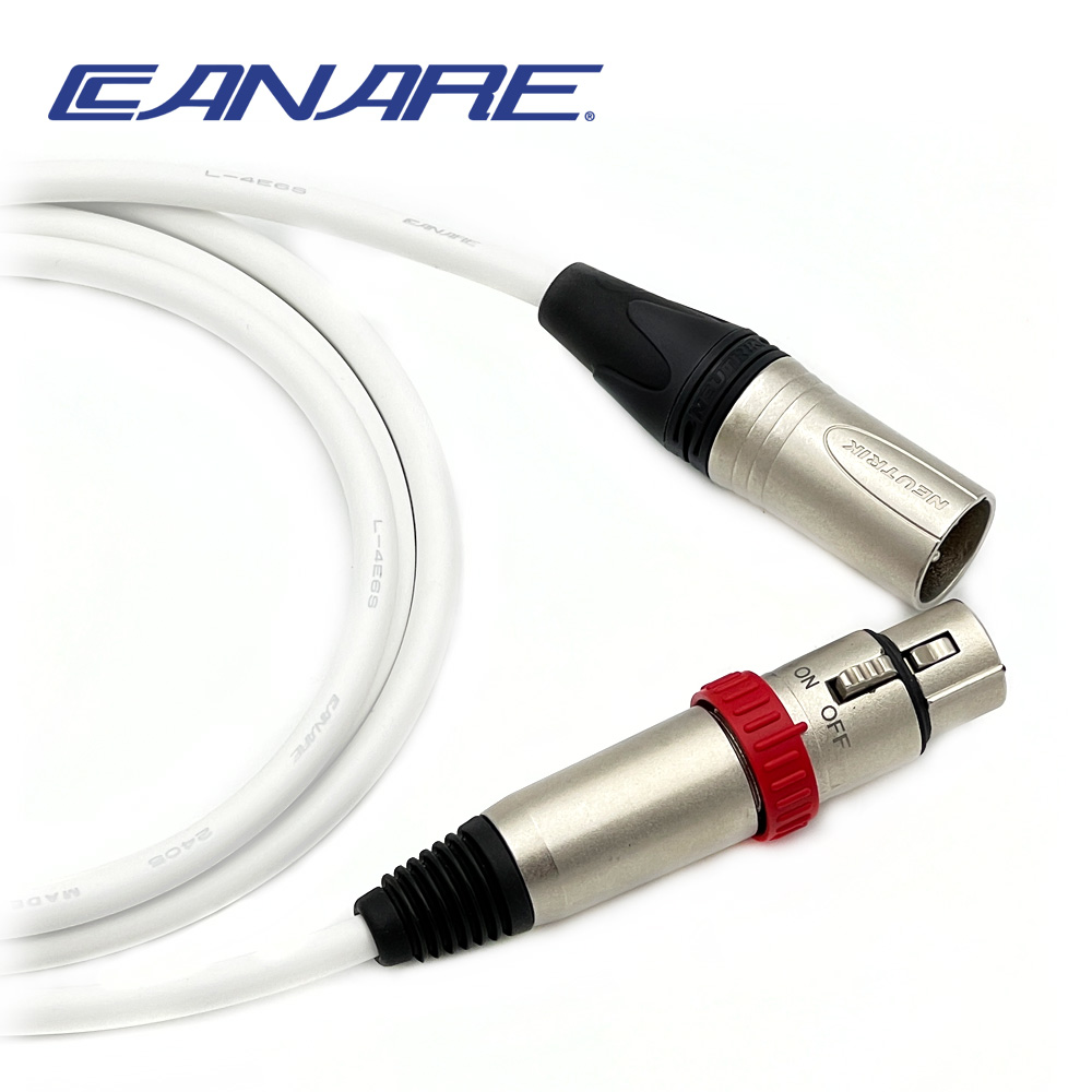 카나레 L-4E6S 뉴트릭 XLR(수) - 온오프스위치 캐논(암) 마이크케이블