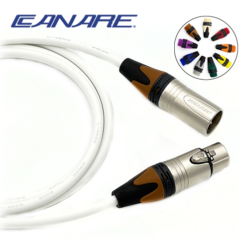 카나레 L-4E6S 뉴트릭 컬러부싱 XLR 니켈 양캐논 마이크케이블