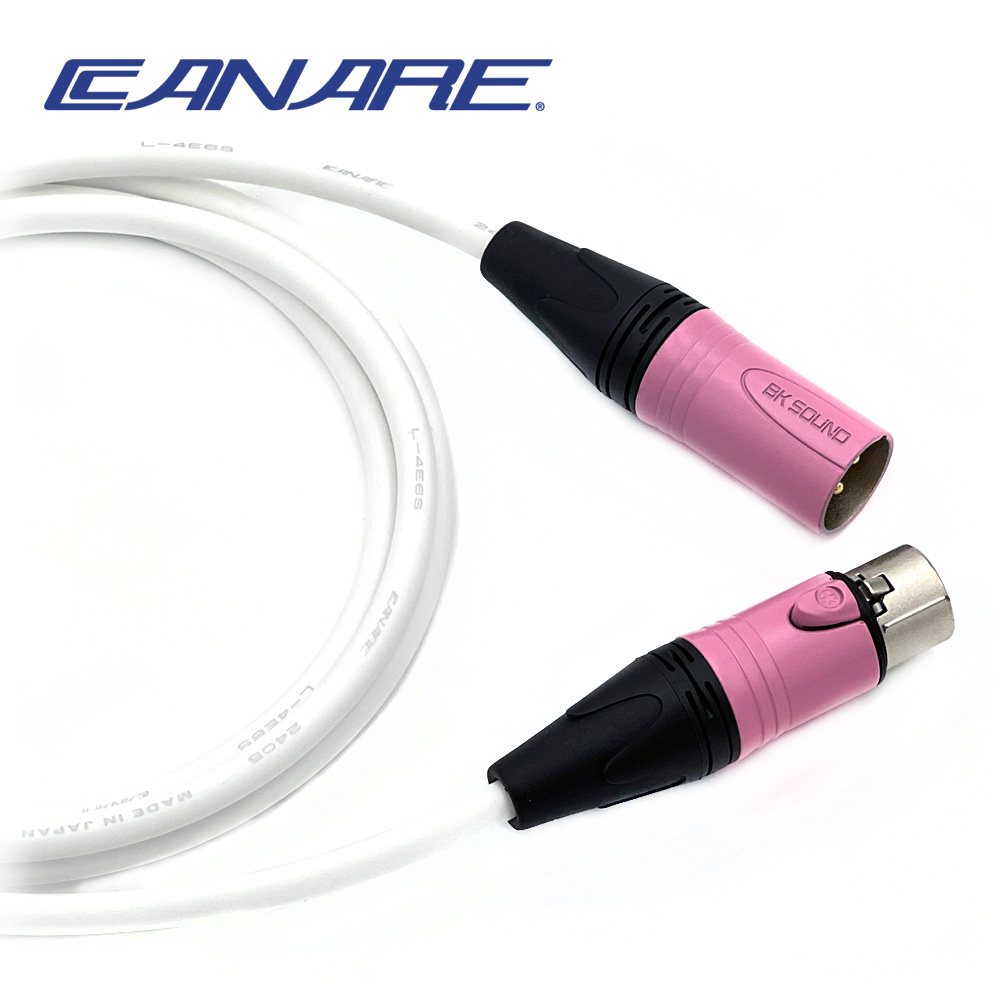 카나레 L-4E6S BK 핑크 XLR 양캐논 마이크케이블