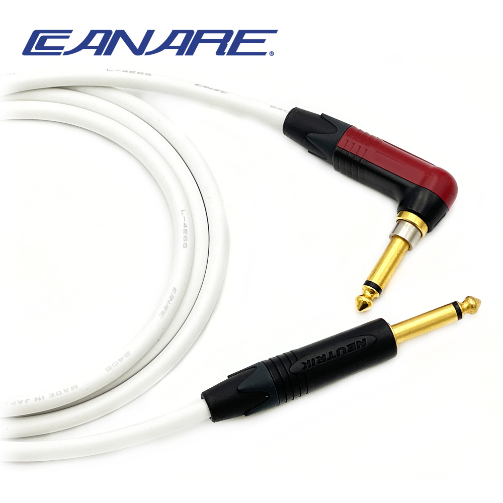 카나레 L-4E6S 뉴트릭 골드 TS-기역자사일런트 TS 악기케이블