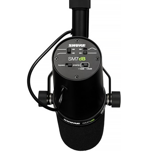 SHURE SM7dB 슈어 레코딩 다이나믹 마이크 프리앰프 내장