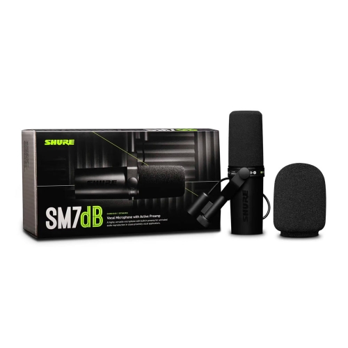 SHURE SM7dB 슈어 레코딩 다이나믹 마이크 프리앰프 내장