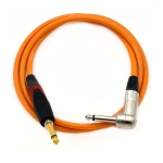 카나레 L-2T2S 뉴트릭 니켈 기역자 TS - 사일런트 일자 TS 악기케이블