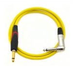 카나레 L-2T2S 뉴트릭 니켈 기역자 TS - 사일런트 일자 TS 악기케이블