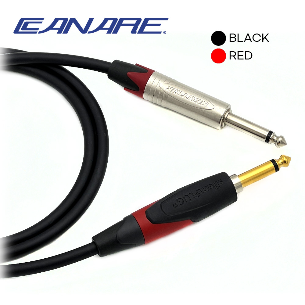 카나레 GS6 뉴트릭 컬러부싱 니켈 TS - 사일런트 일자 TS OFC무산소동 악기전용케이블