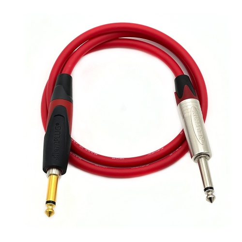 카나레 GS6 뉴트릭 컬러부싱 니켈 TS - 사일런트 일자 TS OFC무산소동 악기전용케이블