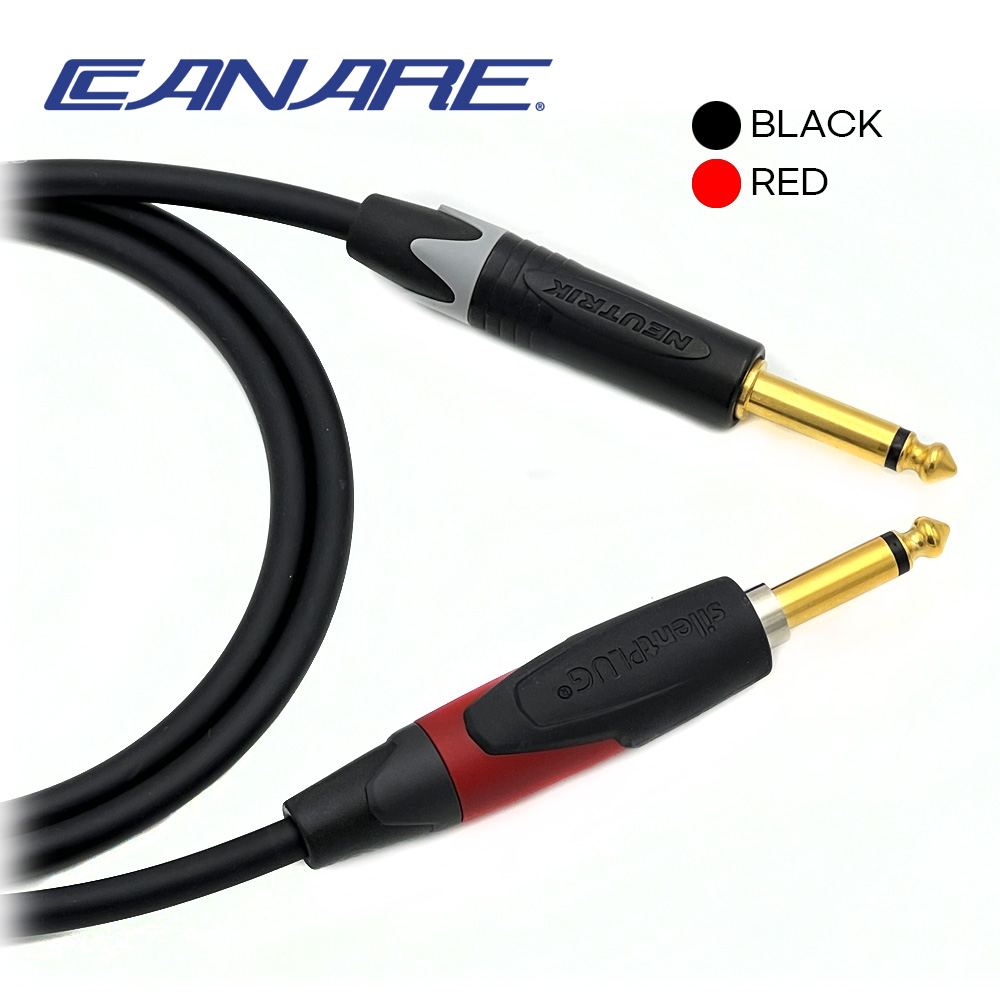 카나레 GS6 뉴트릭 컬러부싱 골드TS - 사일런트 일자 TS OFC무산소동 악기전용케이블
