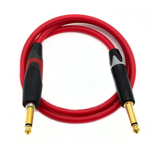 카나레 GS6 뉴트릭 컬러부싱 골드TS - 사일런트 일자 TS OFC무산소동 악기전용케이블