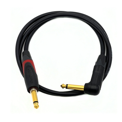 카나레 GS6 뉴트릭 골드 기역자 TS - 사일런트 일자 TS OFC무산소동 악기전용케이블