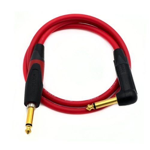 카나레 GS6 뉴트릭 골드 기역자 TS - 사일런트 일자 TS OFC무산소동 악기전용케이블