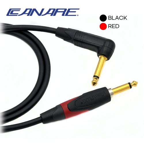 카나레 GS6 뉴트릭 골드 기역자 TS - 사일런트 일자 TS OFC무산소동 악기전용케이블