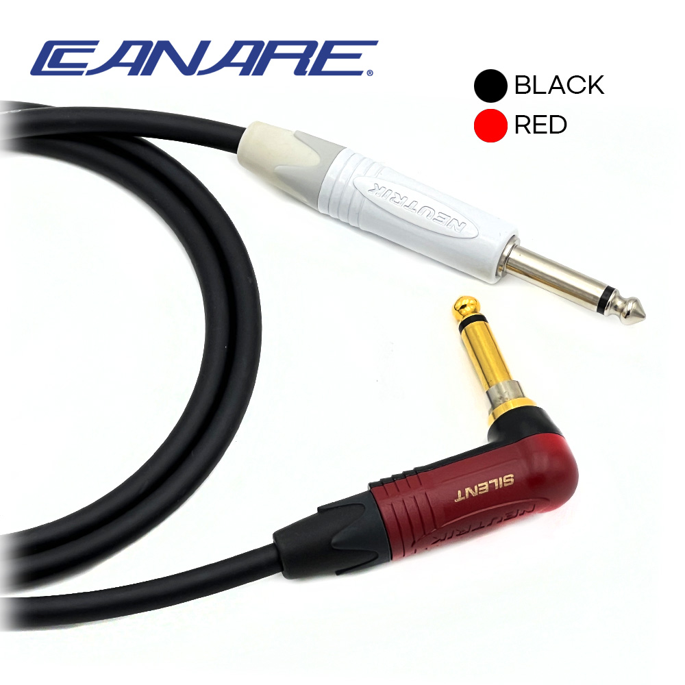 카나레 GS6 뉴트릭 화이트 TS - 기역자 사일런트 TS OFC무산소동 악기전용케이블