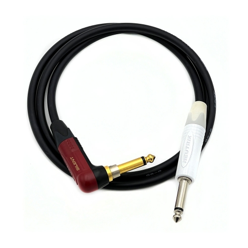 카나레 GS6 뉴트릭 화이트 TS - 기역자 사일런트 TS OFC무산소동 악기전용케이블