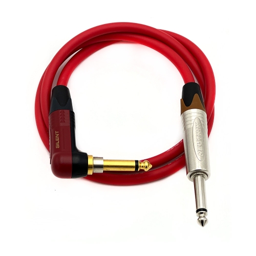 카나레 GS6 뉴트릭 부싱 니켈TS - 기역자사일런트 TS OFC무산소동 악기전용케이블