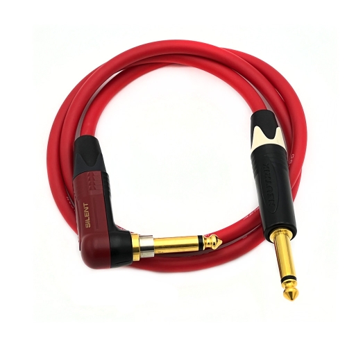 카나레GS6 뉴트릭 부싱 골드TS - 기역자사일런트 TS OFC무산소동 악기전용케이블