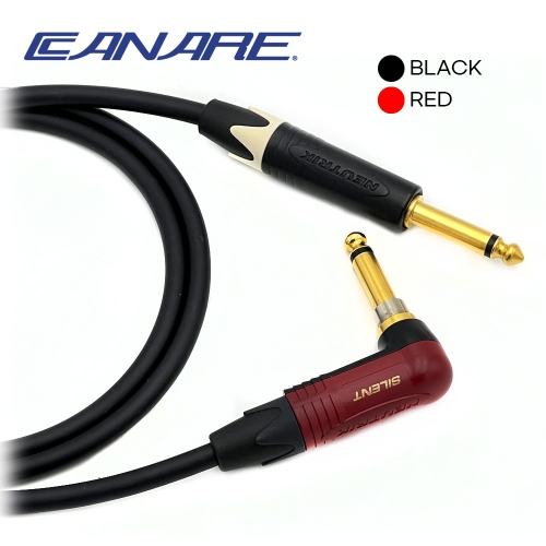 카나레GS6 뉴트릭 부싱 골드TS - 기역자사일런트 TS OFC무산소동 악기전용케이블