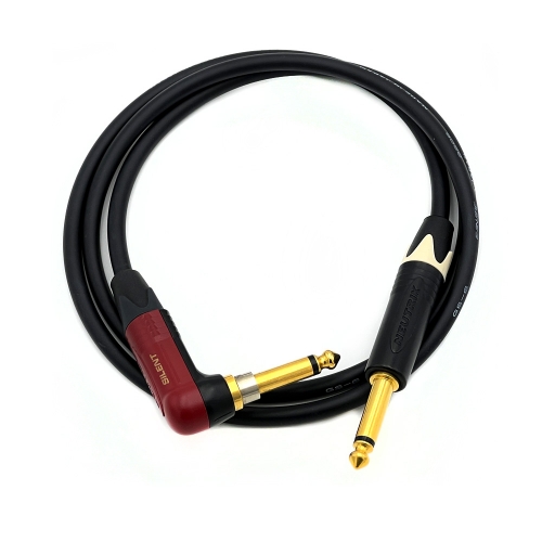 카나레GS6 뉴트릭 부싱 골드TS - 기역자사일런트 TS OFC무산소동 악기전용케이블