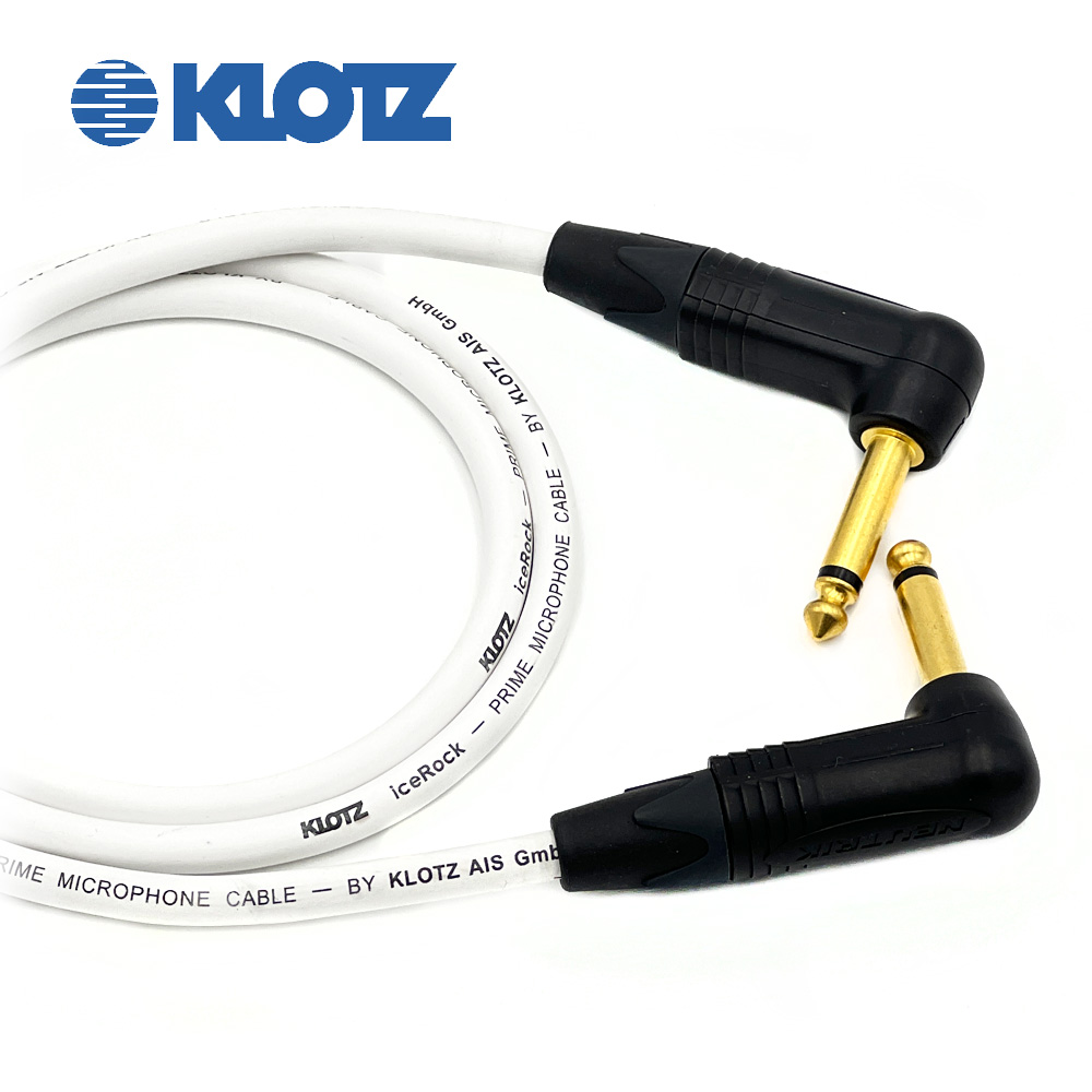 클로츠 IR206 뉴트릭 골드 양방향 기역자 TS 악기케이블