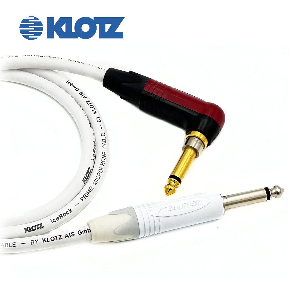 클로츠 IR206 뉴트릭 화이트 TS - 기역자사일런트 TS 악기케이블