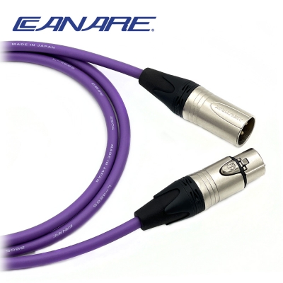카나레 L-4E6S 퍼플 뉴트릭 XLR 양캐논 마이크케이블