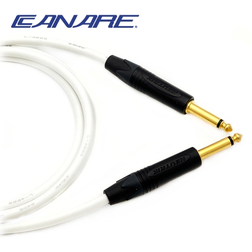 카나레 L-4E6S 화이트 뉴트릭 양방향 골드TS 악기케이블