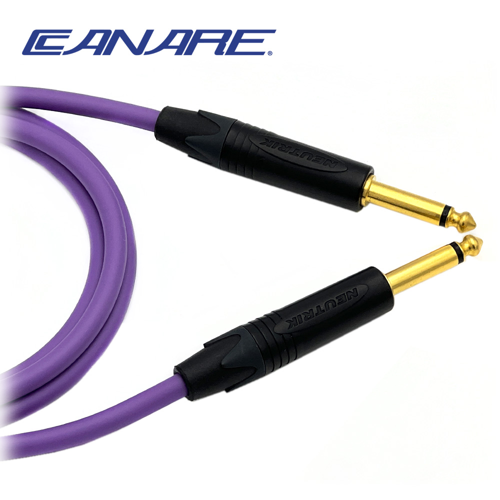 카나레 L-4E6S 퍼플 뉴트릭 골드 양방향 55TS 악기케이블