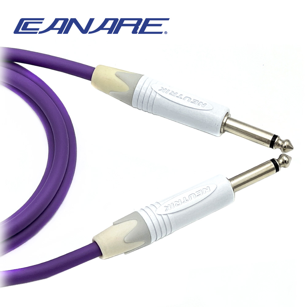 카나레 L-4E6S 퍼플 뉴트릭 화이트 양방향 55TS 악기케이블