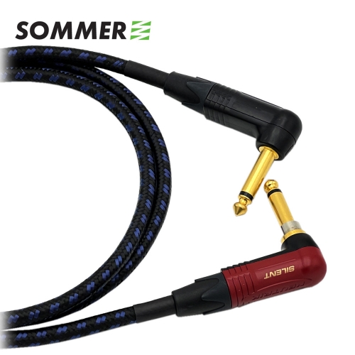 독일 좀머 SC CLASSIQUE 뉴트릭 골드 기역자 - 기역자 사일런트 TS 빈티지 기타케이블
