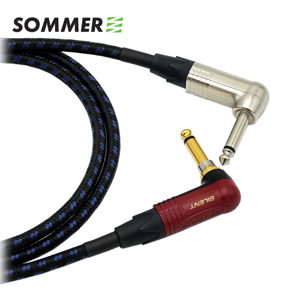 독일 좀머 SC CLASSIQUE 뉴트릭 니켈 기역자 - 기역자 사일런트 TS 빈티지 기타케이블
