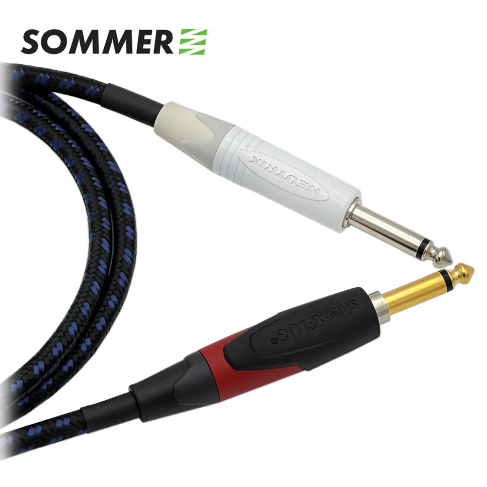 독일 좀머 SC CLASSIQUE 뉴트릭 화이트 TS - 일자 사일런트 TS 빈티지 기타케이블