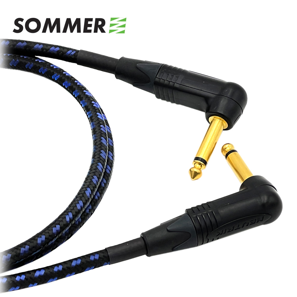 독일 좀머 SC CLASSIQUE 뉴트릭 양방향 골드 기역자 TS 빈티지 기타케이블