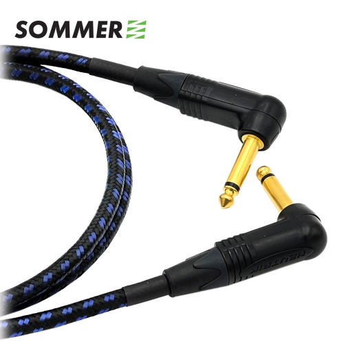 독일 좀머 SC CLASSIQUE 뉴트릭 양방향 골드 기역자 TS 빈티지 기타케이블