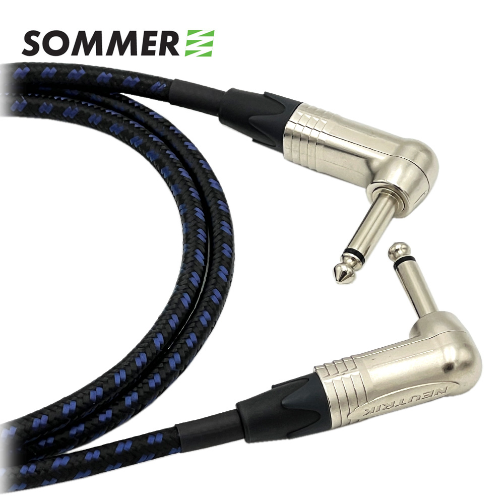 독일 좀머 SC CLASSIQUE 뉴트릭 양방향 니켈 기역자 TS 빈티지 기타케이블