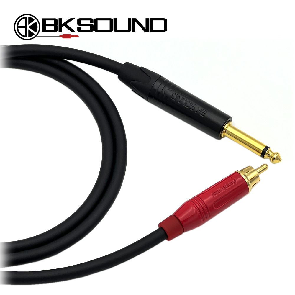 BK1010 BK 골드 55TS - 암페놀 RCA 레드 오디오 케이블