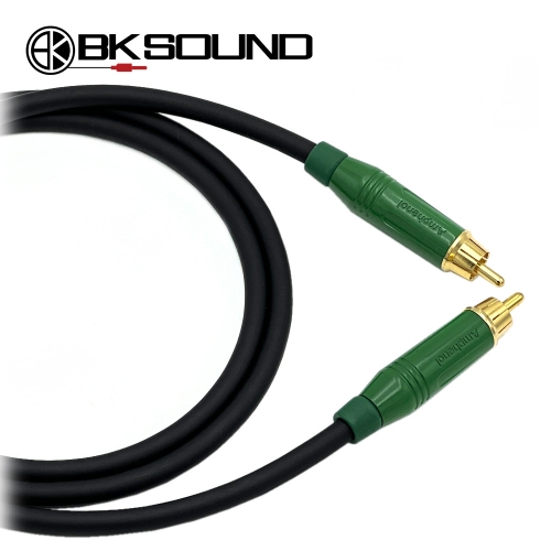 BK1010 암페놀 양방향 RCA 그린 오디오케이블