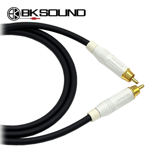 BK1010 암페놀 양방향 RCA 화이트 오디오케이블